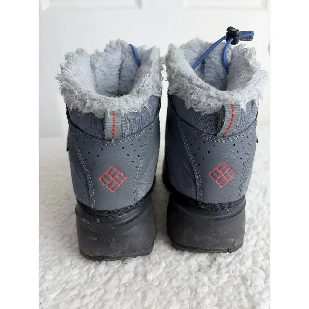 Columbia Girls Waterproof Boots Size 1 Insulated Snow Winter Rope Tow‎